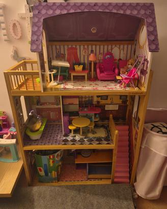 casa di legno barbie