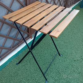TAVOLINO Ikea giardino pieghevole 54x55x70