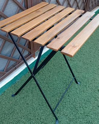 TAVOLINO Ikea giardino pieghevole 54x55x70