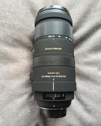 Sigma 120-400mm f/4.5-5.6 DG OS HSM per Nikon