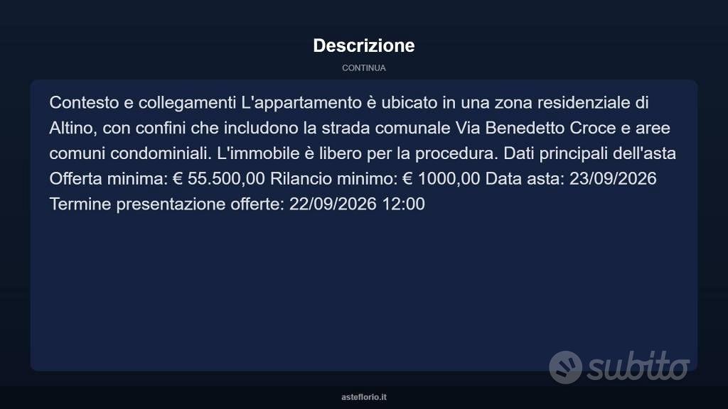 Appartamento – Altino, Selva d'Altino, Chieti - Altro