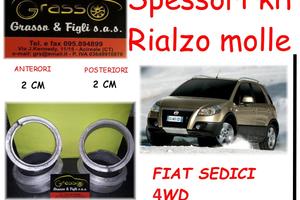 Kit spessori rialzo molle Fiat Sedici 16 4WD