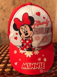 Disney cappellino bimba nuovo tg 52 3/5 anni
