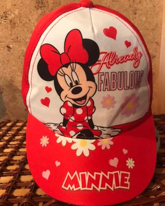 Disney cappellino bimba nuovo tg 52 3/5 anni