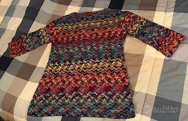 Maglia Missoni multicolore mezza manica