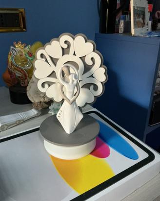 Statuetta coppia — albero della vita