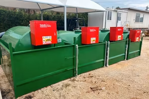 cisterna serbatoio gasolio 5000 litri pronta conse