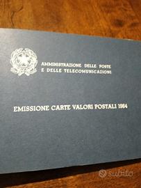 Emissione Carte Valori Postali 1984