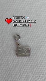 Charm vintage Monet lettera d'amore "Love letter" 