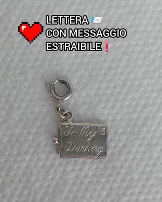 Charm vintage Monet lettera d'amore "Love letter" 