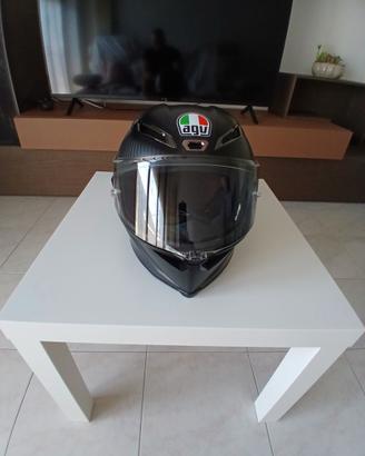 Casco moto AGV pista in carbonio