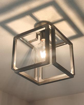 Lampadario a cubo