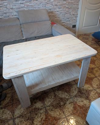 tavolino in legno di recupero
