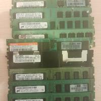 RAM DDR2 9X1GB DDR3 4 GB PC FISSO TRATABILI