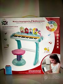 Tastiera  elettrica con luci colorate bimbi