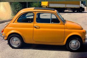 Fiat 500 del 1971 restaurata perfettamente A.S.I.