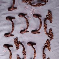 maniglie antiche in ottone 
