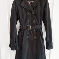Cappotto Leggero Trench Nero H&M TG 42