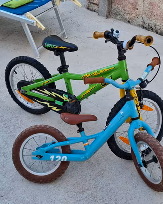 Biciclette bimbi in blocco