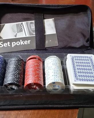 Set poker fiches e carte