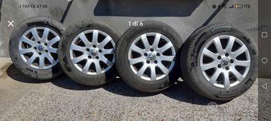 cerchi +gomme Michelin golf 5