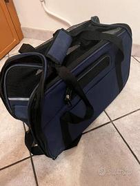 Trasportino morbido per cane borsa a tracolla