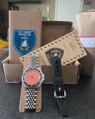 Orologio diver hgp arancio
