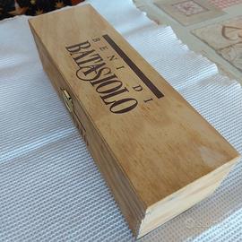 Cassa Cassetta in Legno Porta Vino Vuota