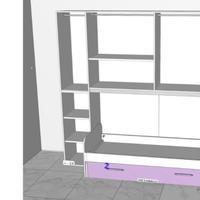 cameretta con armadio a ponte