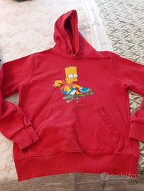 Felpa Simpsons stampa fronte/retro