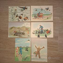 6 CARTOLINE REGIA  ACCADEMIA AERONAUTICA A.XX