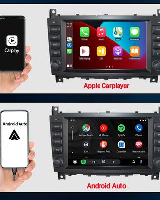 Car Tablet Mercedes W203 CLK CLS CarPlay
