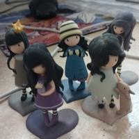  collezione di cinque statuine  Gorjuss di Sant