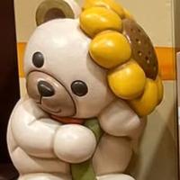 Thun teddy con girasole 30 cm h