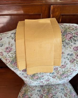 Set asciugamani vintage in cotone/lino