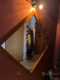 Porta abiti a specchio 100x100 cm