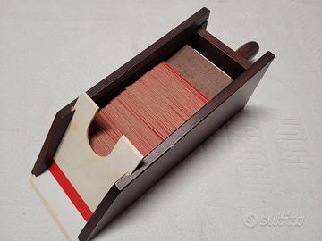 Sabot Baccarat Modiano in legno completo di carte