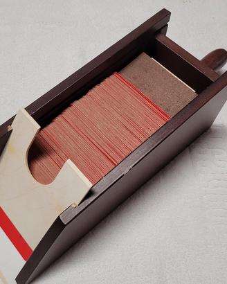 Sabot Baccarat Modiano in legno completo di carte