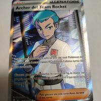 Carta Pokemon ARCHER DEL TEAM ROCKET  full art