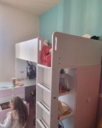 Cameretta ikea SMÅSTAD a soppalco