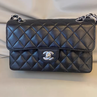 Chanel CF Piccola Nera Argento - Portata 1 Volta!