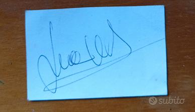 Autografo Luca Ward 