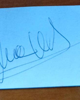 Autografo Luca Ward 