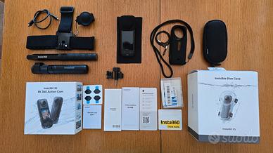 Insta360 x5 + accessori 
