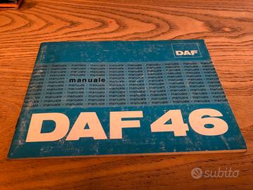 Libretto uso e manutenzione DAF 46