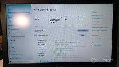 Acer Aspire i5 7200u 8gb ram ssd 60gb gpu nvidia