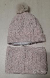 Set cappello e scaldacollo Kik bambina