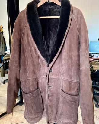 Giacca uomo montone shearling taglia 54