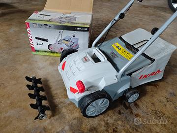 Scarificatore arieggiatore elettrico prato