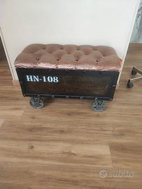 cassa panca con ruote